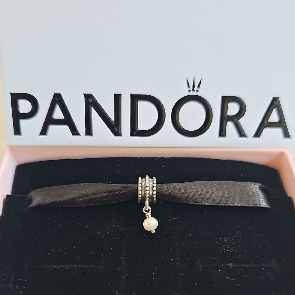 Pandora Drop Pearl Charm